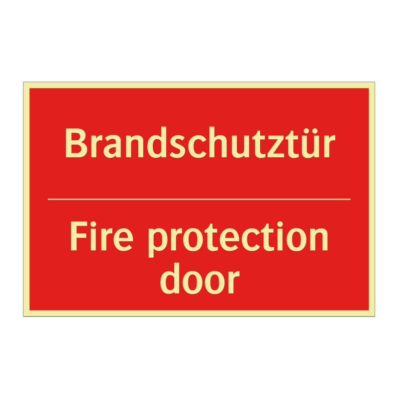 Brandschutztür - Fire protection door