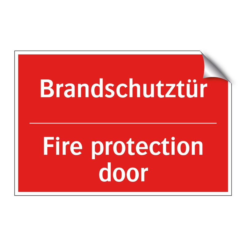 Brandschutztür - Fire protection door