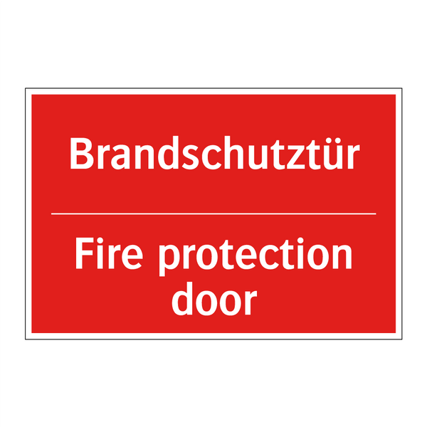 Brandschutztür - Fire protection door