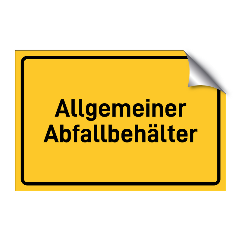 Allgemeiner Abfallbehälter & Allgemeiner Abfallbehälter & Allgemeiner Abfallbehälter