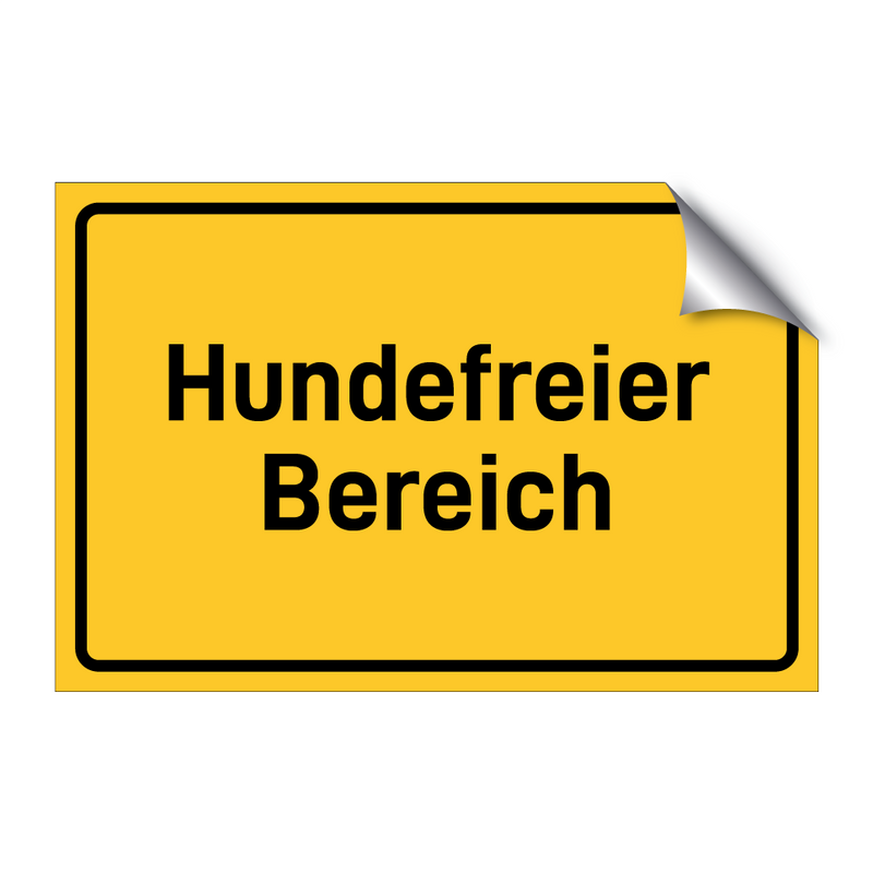 Hundefreier Bereich