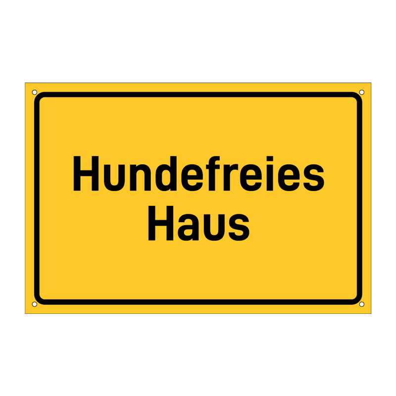 Hundefreies Haus