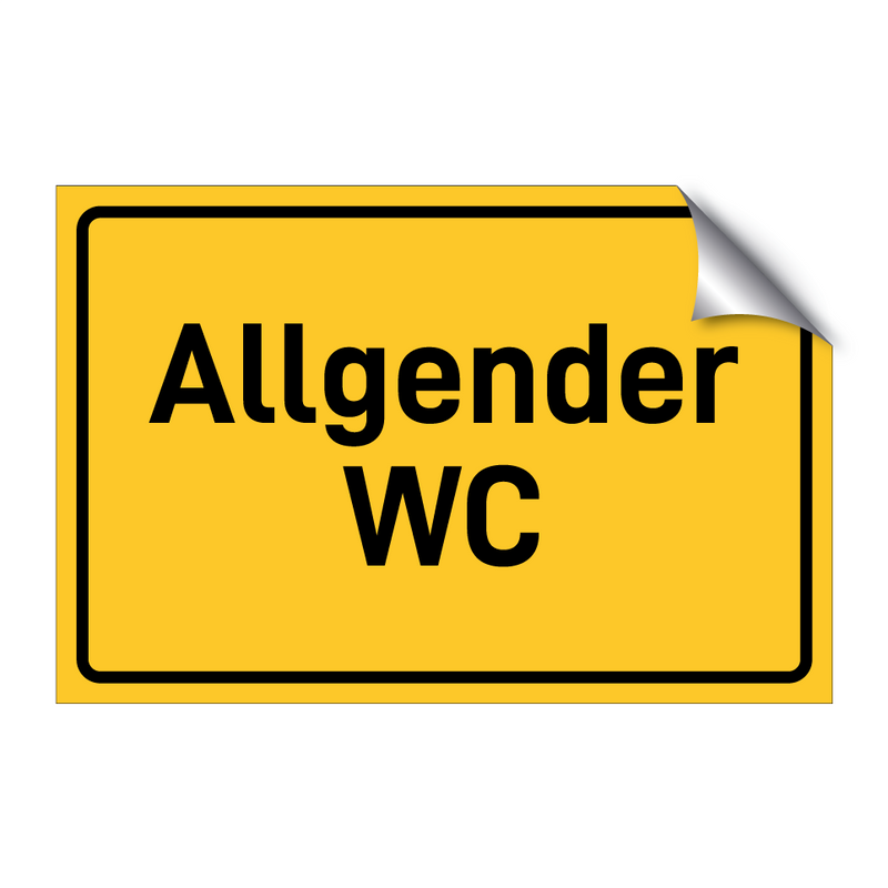 Allgender WC & Allgender WC & Allgender WC & Allgender WC