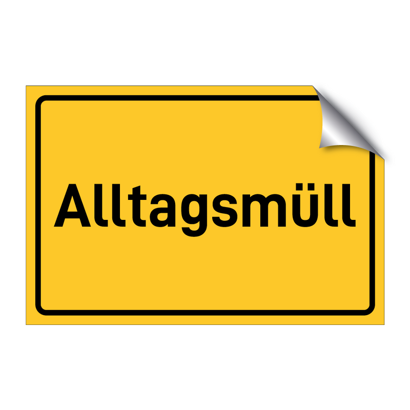 Alltagsmüll & Alltagsmüll & Alltagsmüll & Alltagsmüll