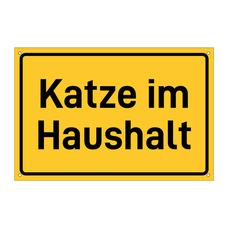 Katze im Haushalt