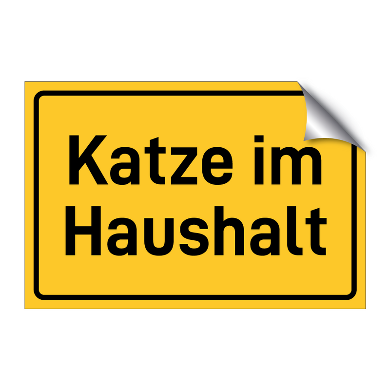 Katze im Haushalt