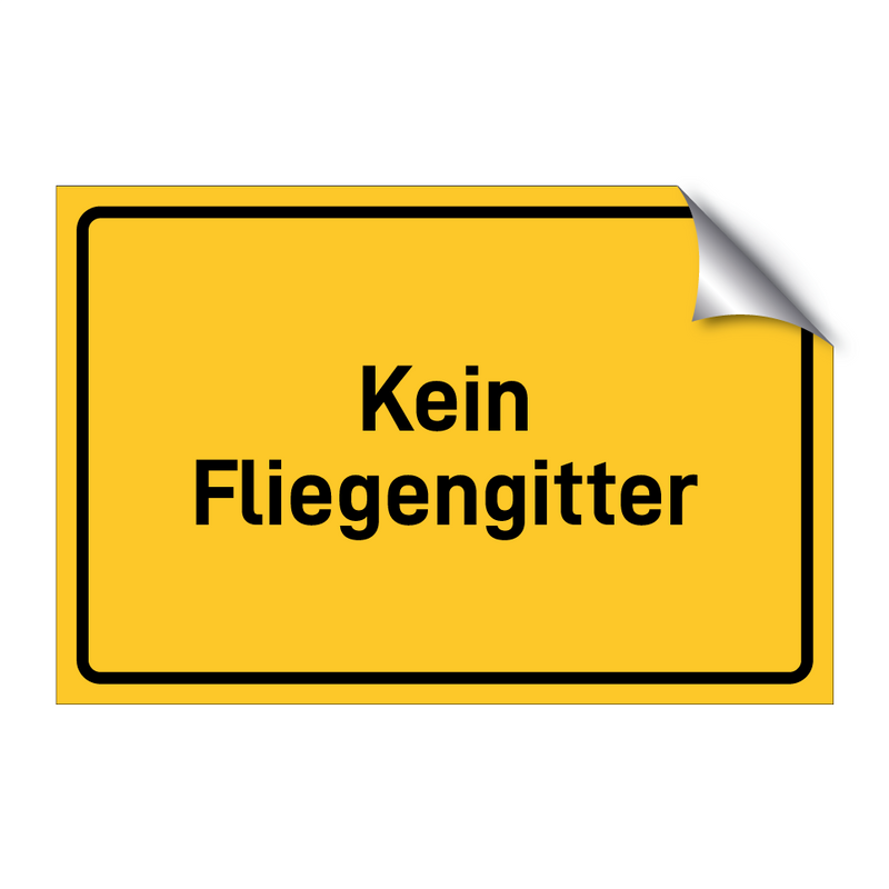 Kein Fliegengitter