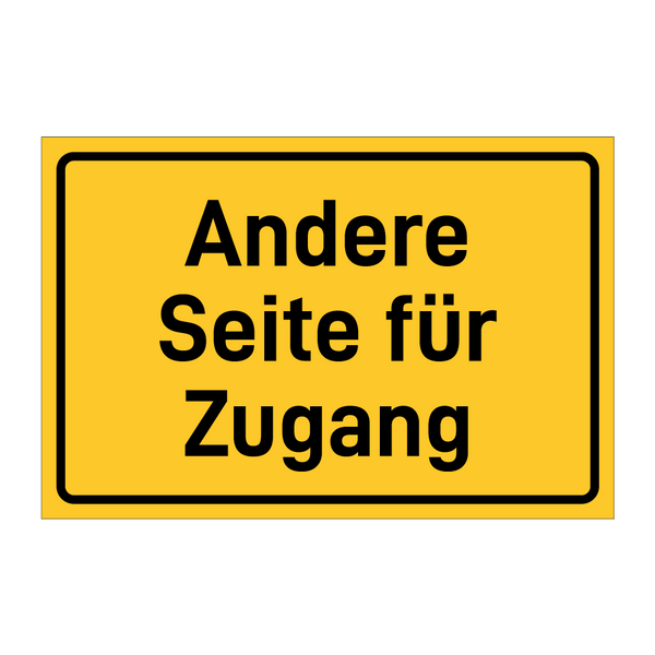 Andere Seite für Zugang & Andere Seite für Zugang & Andere Seite für Zugang