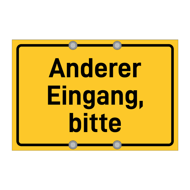 Anderer Eingang, bitte & Anderer Eingang, bitte & Anderer Eingang, bitte & Anderer Eingang, bitte