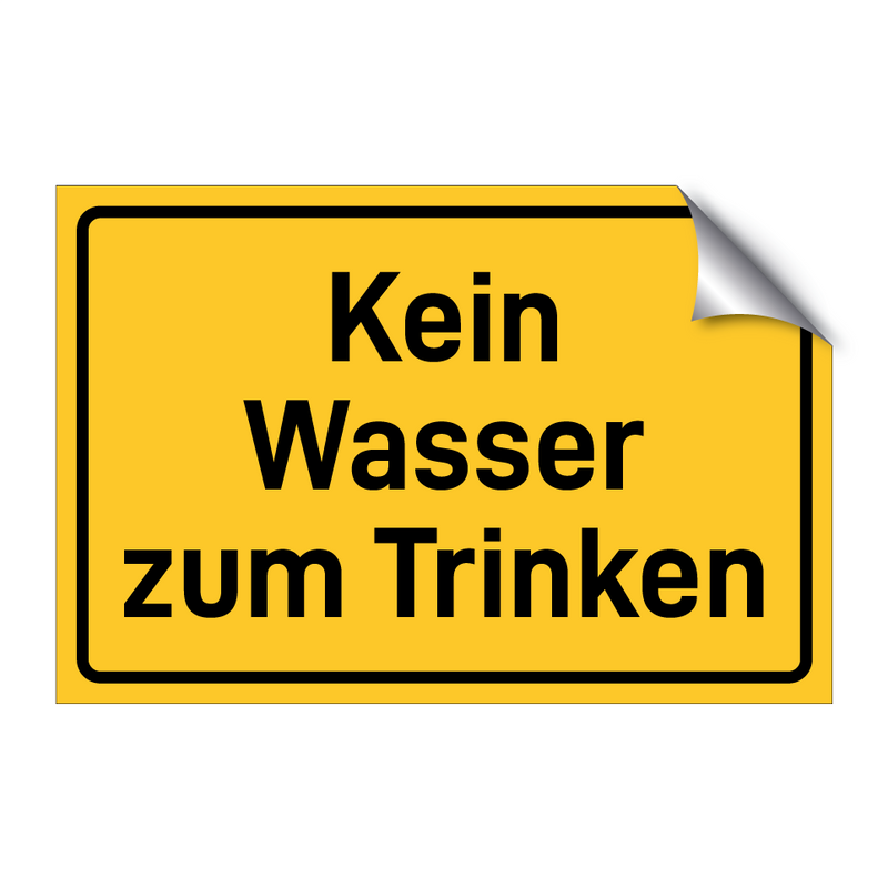 Kein Wasser zum Trinken