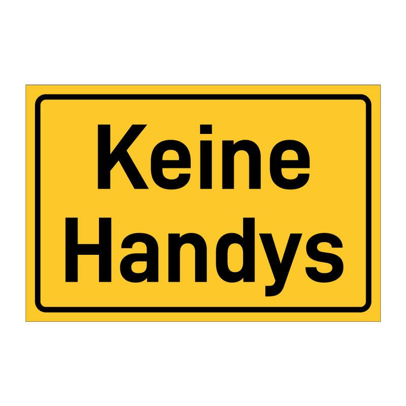 Keine Handys