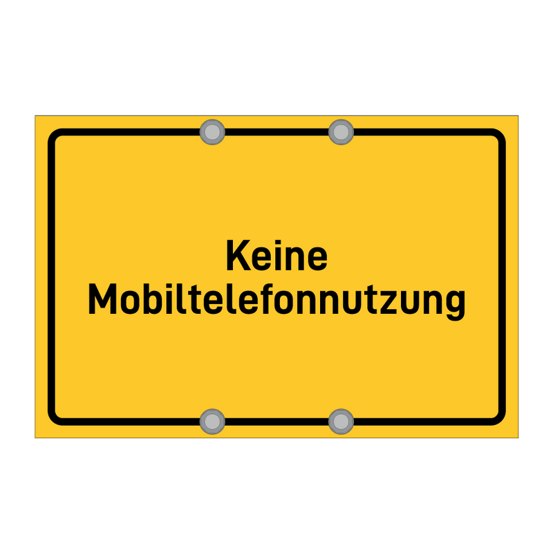 Keine Mobiltelefonnutzung