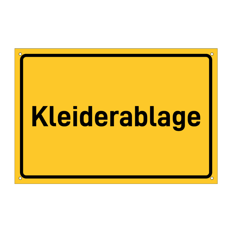 Kleiderablage