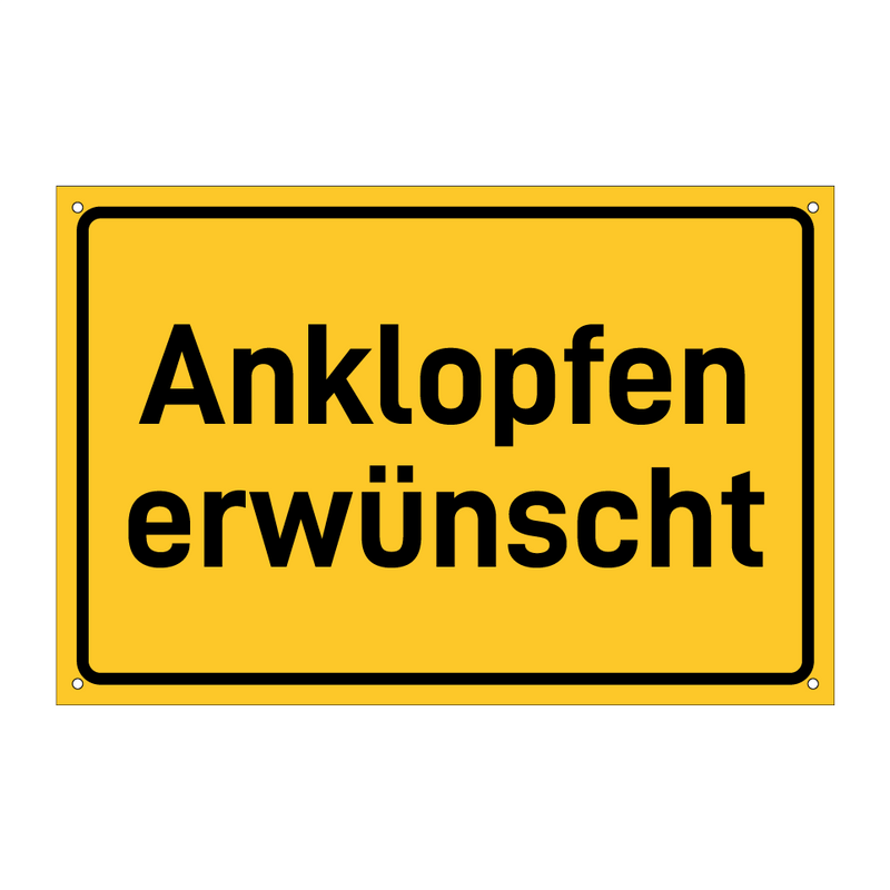 Anklopfen erwünscht & Anklopfen erwünscht & Anklopfen erwünscht & Anklopfen erwünscht