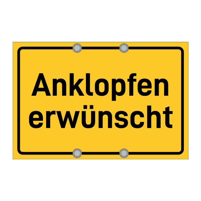 Anklopfen erwünscht & Anklopfen erwünscht & Anklopfen erwünscht & Anklopfen erwünscht