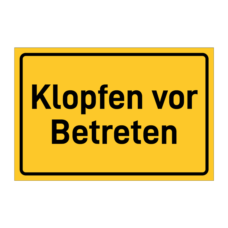 Klopfen vor Betreten & Klopfen vor Betreten & Klopfen vor Betreten & Klopfen vor Betreten