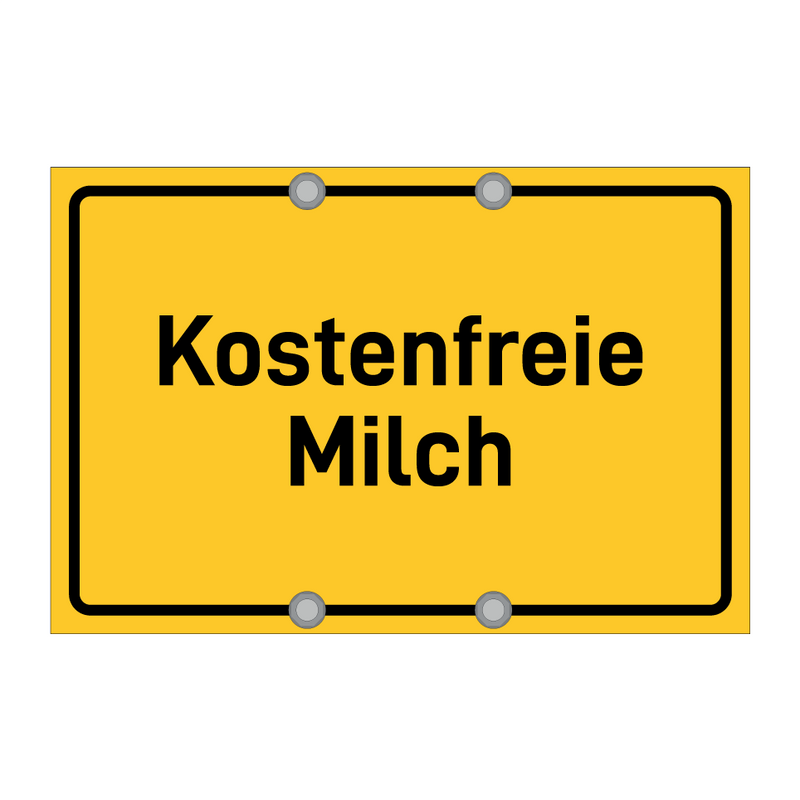 Kostenfreie Milch