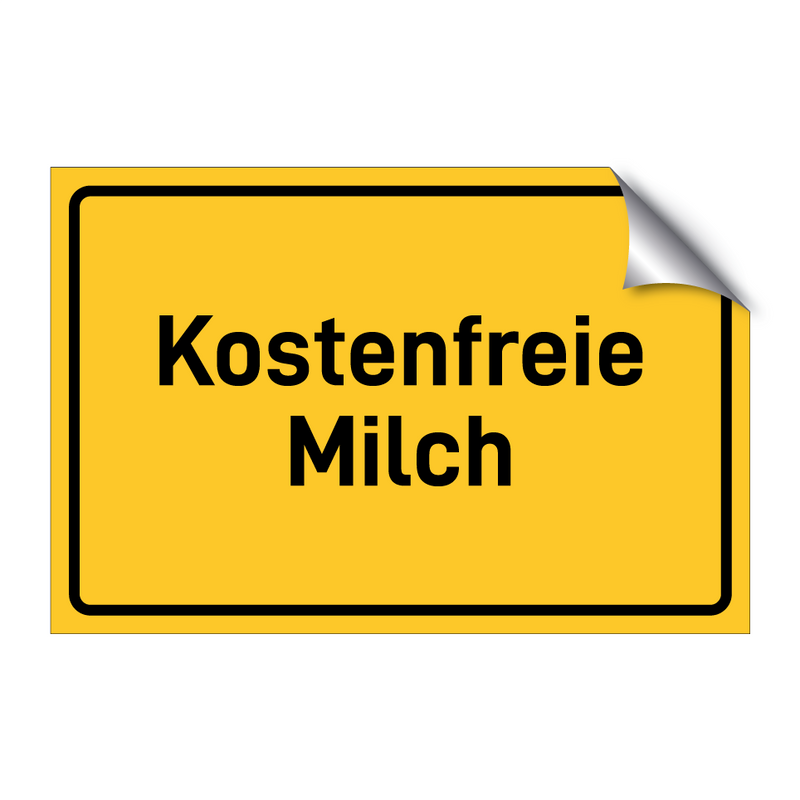 Kostenfreie Milch