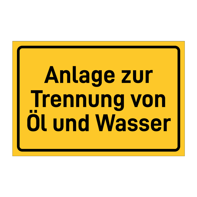 Anlage zur Trennung von Öl und Wasser & Anlage zur Trennung von Öl und Wasser