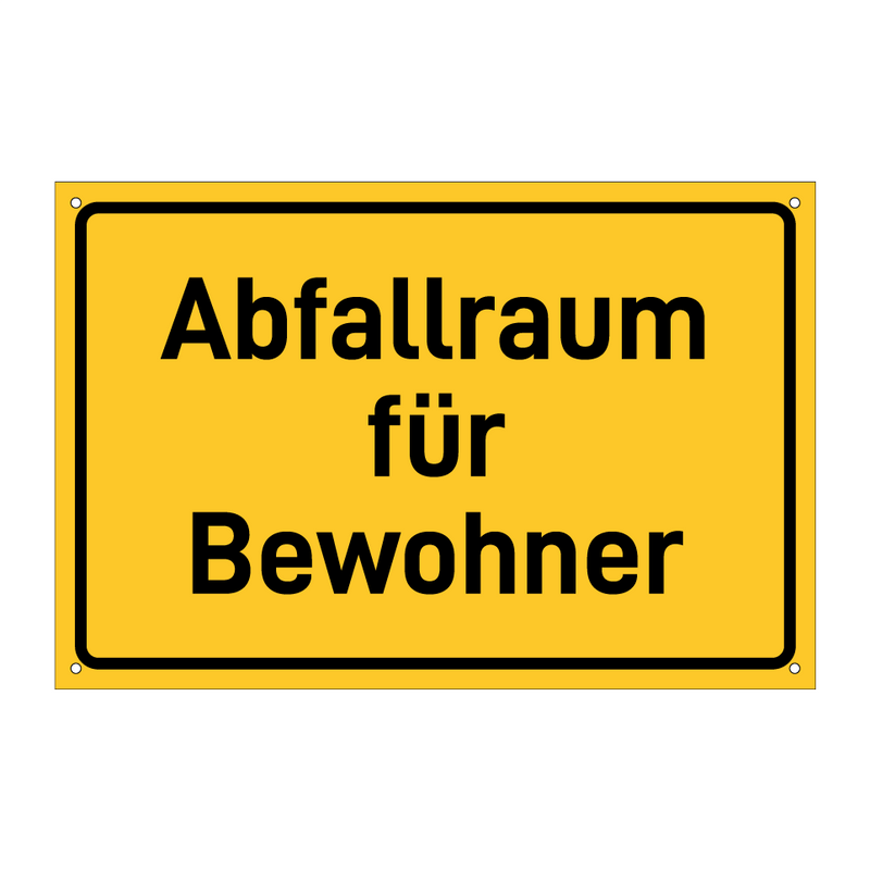 Abfallraum für Bewohner & Abfallraum für Bewohner & Abfallraum für Bewohner