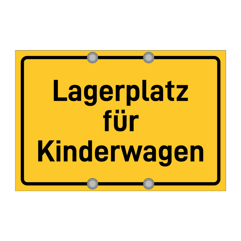 Lagerplatz für Kinderwagen