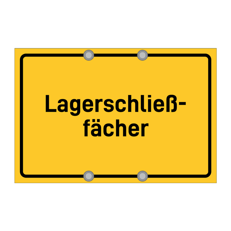 Lagerschließ- fächer