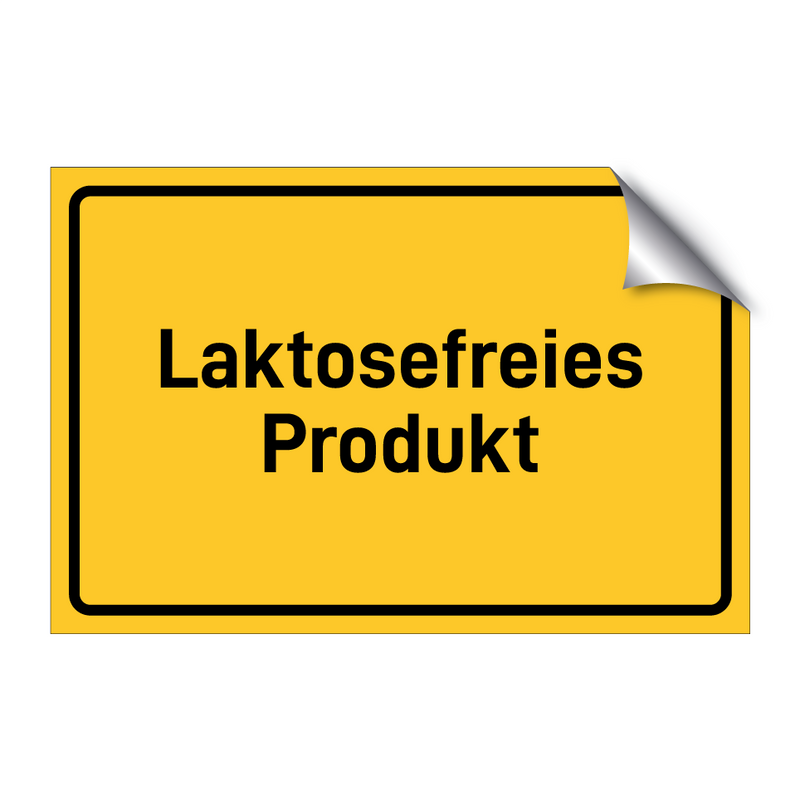 Laktosefreies Produkt