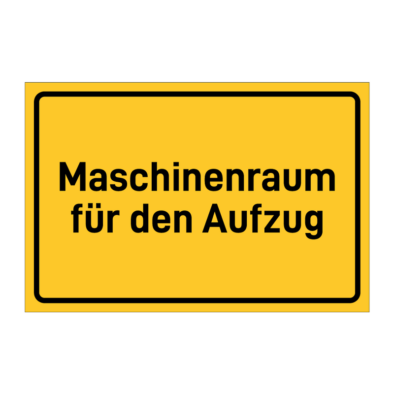 Maschinenraum für den Aufzug