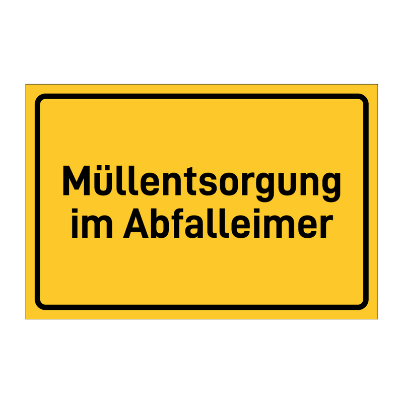 Müllentsorgung im Abfalleimer