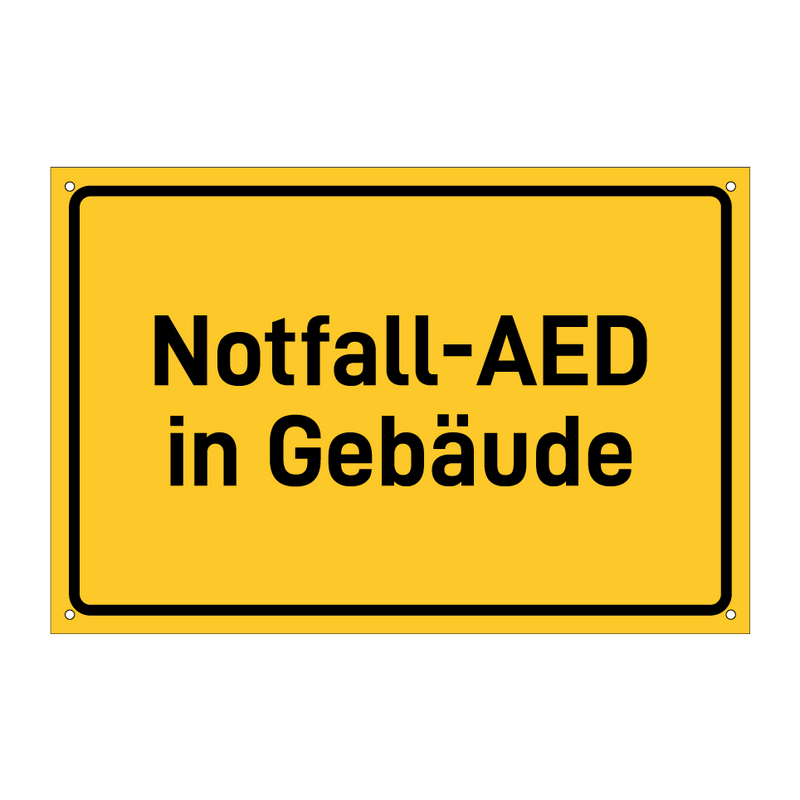 Notfall-AED in Gebäude & Notfall-AED in Gebäude & Notfall-AED in Gebäude