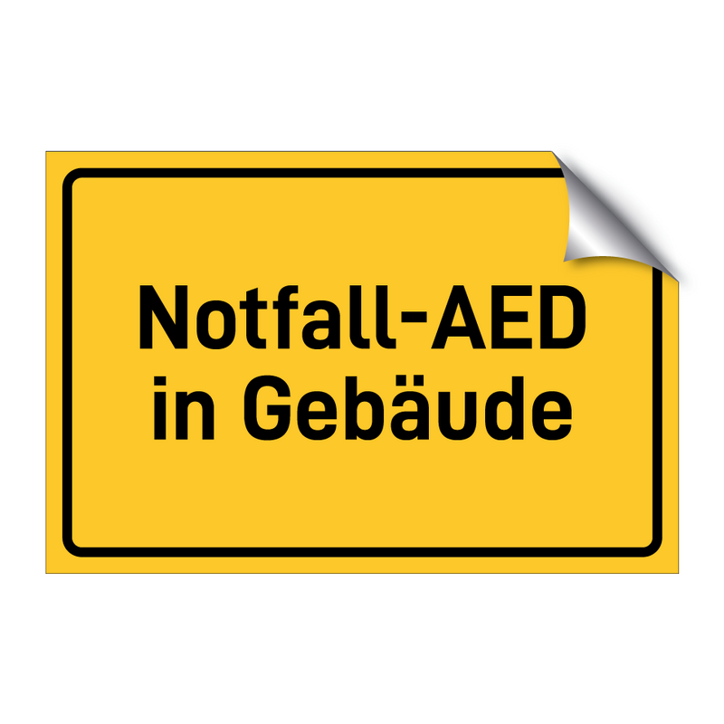Notfall-AED in Gebäude & Notfall-AED in Gebäude & Notfall-AED in Gebäude