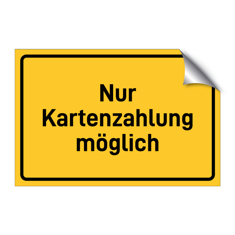 Nur Kartenzahlung möglich & Nur Kartenzahlung möglich & Nur Kartenzahlung möglich