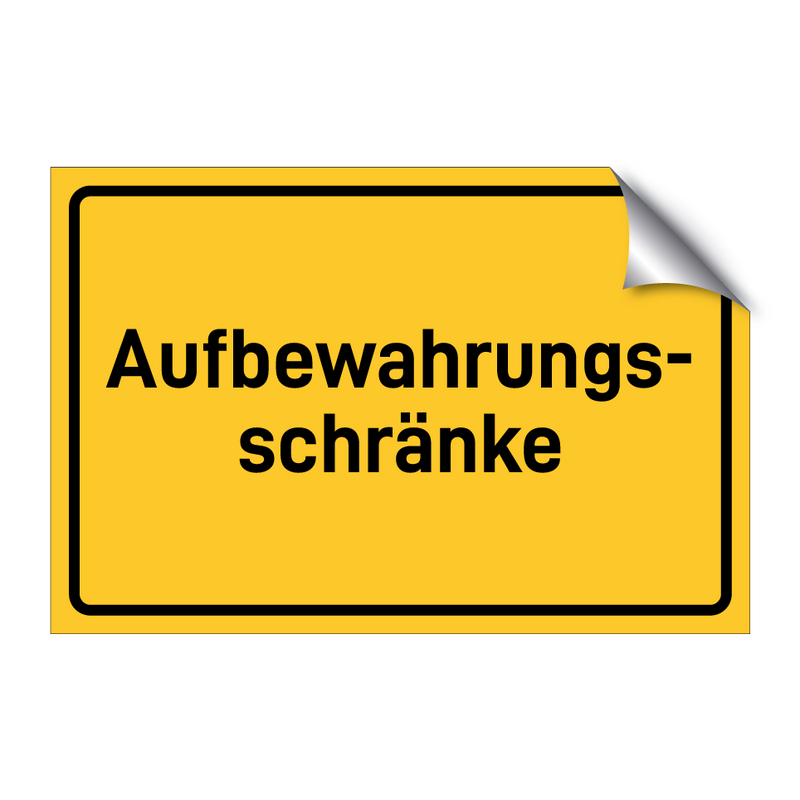 Aufbewahrungs- schränke