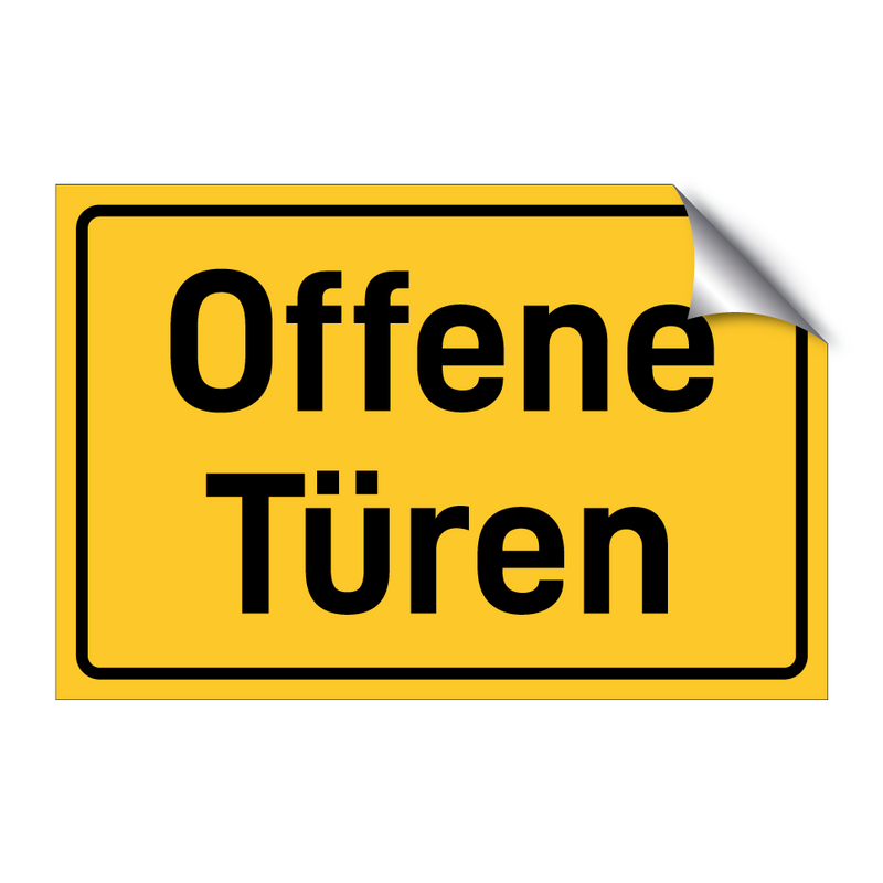 Offene Türen