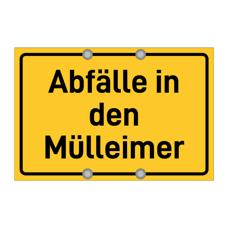 Abfälle in den Mülleimer & Abfälle in den Mülleimer & Abfälle in den Mülleimer