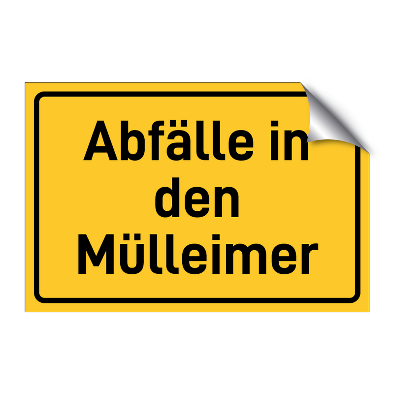 Abfälle in den Mülleimer & Abfälle in den Mülleimer & Abfälle in den Mülleimer