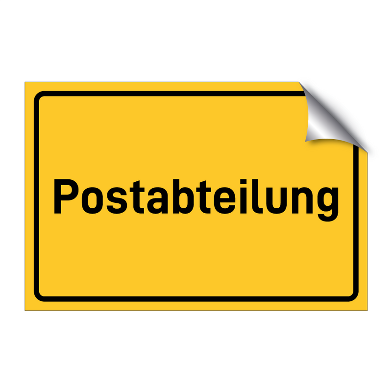 Postabteilung