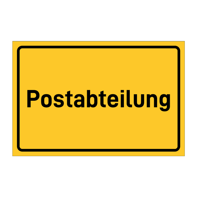 Postabteilung