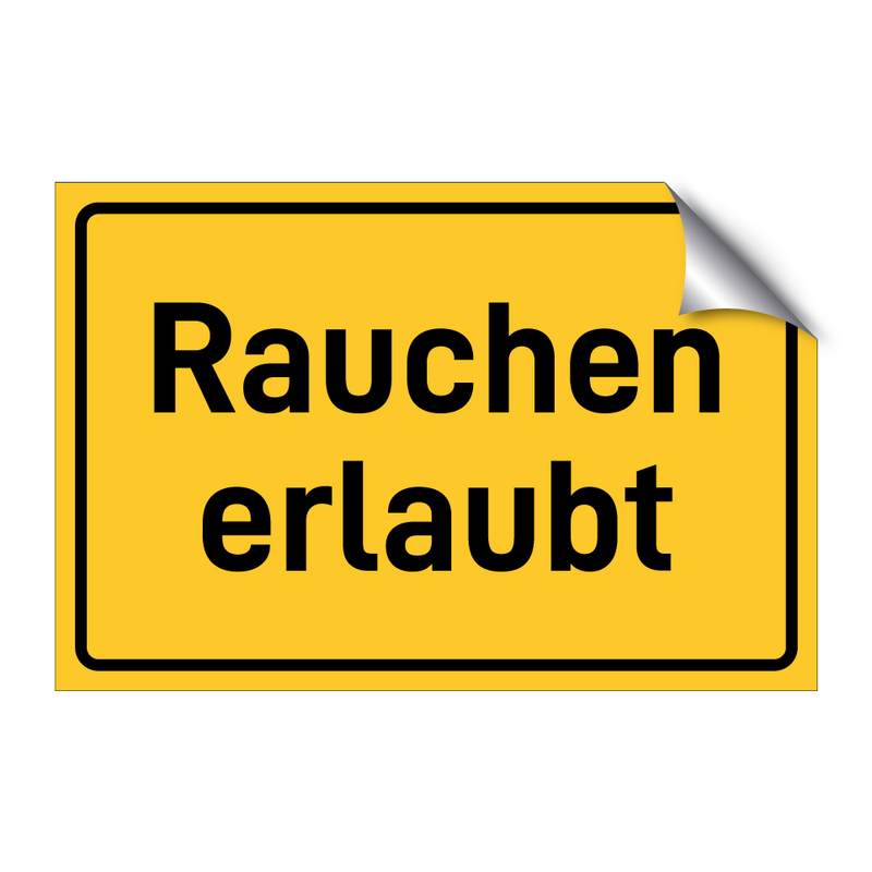 Rauchen erlaubt