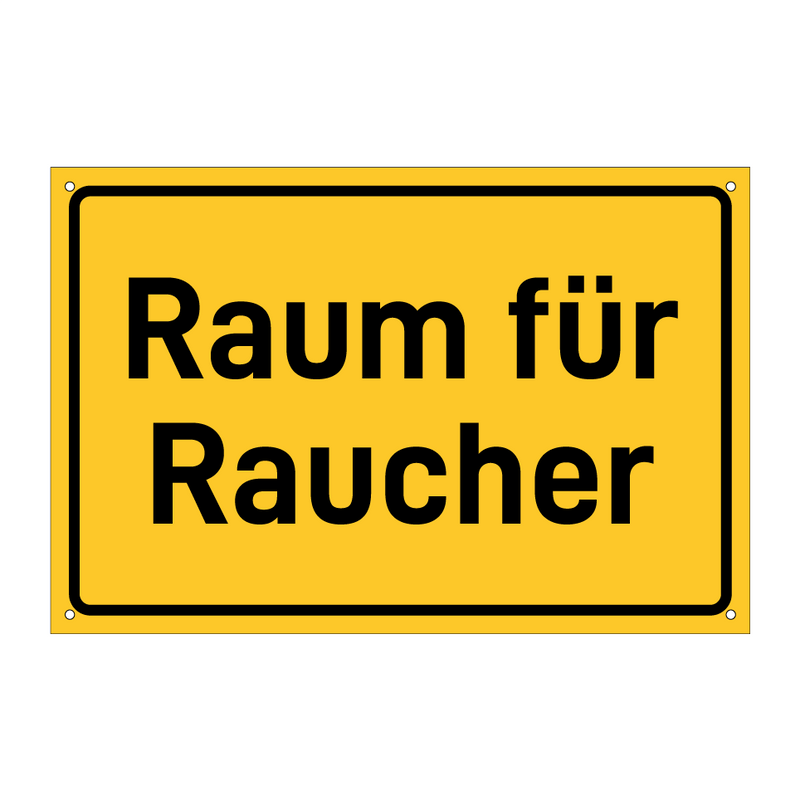 Raum für Raucher