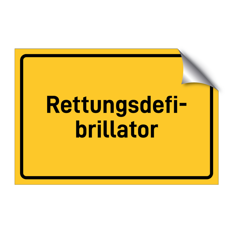 Rettungsdefi- brillator