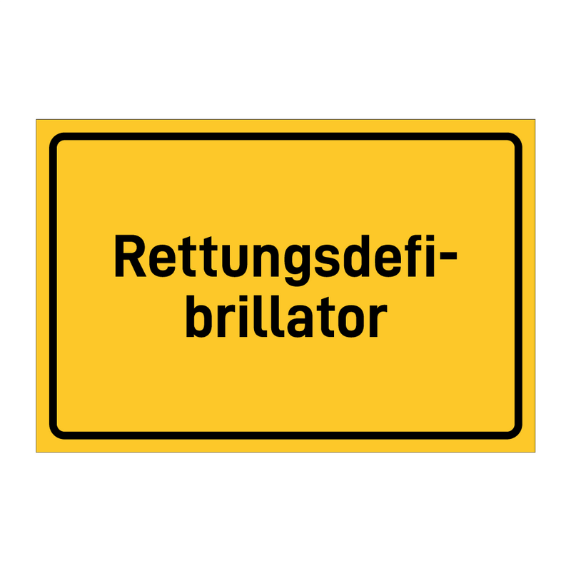 Rettungsdefi- brillator