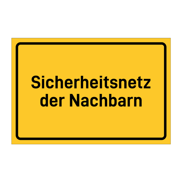 Sicherheitsnetz der Nachbarn