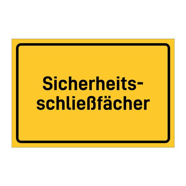 Sicherheits- schließfächer