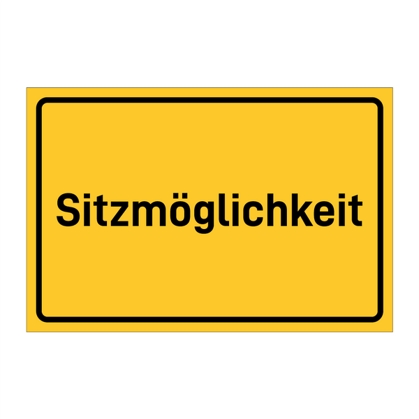 Sitzmöglichkeit