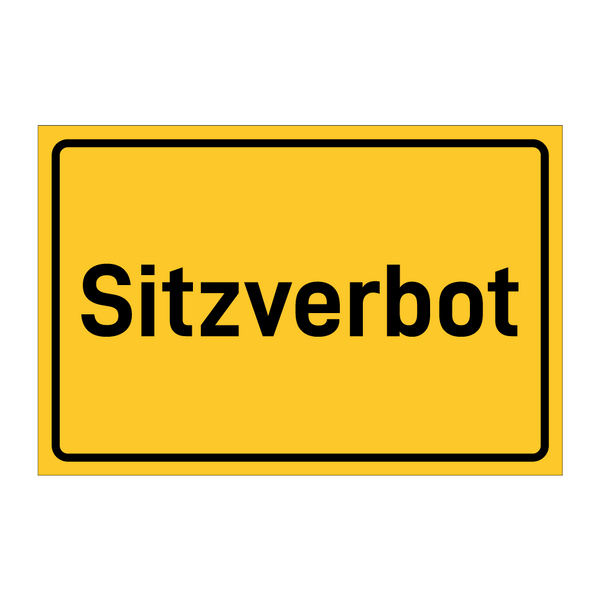 Sitzverbot