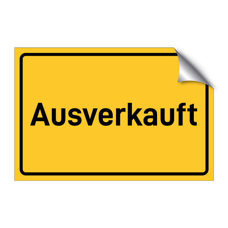 Ausverkauft & Ausverkauft & Ausverkauft & Ausverkauft