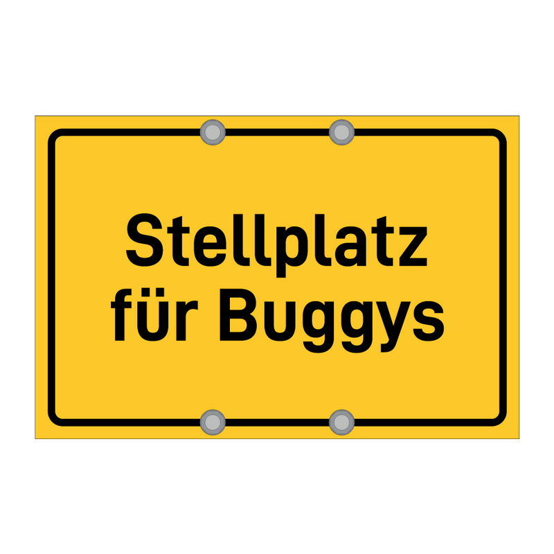 Stellplatz für Buggys