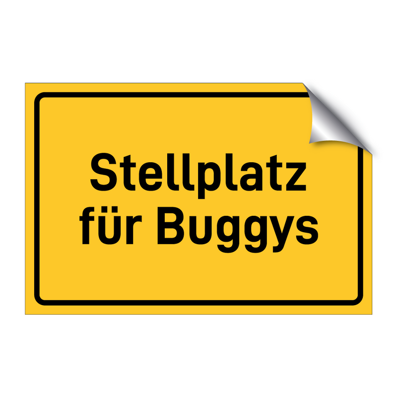 Stellplatz für Buggys