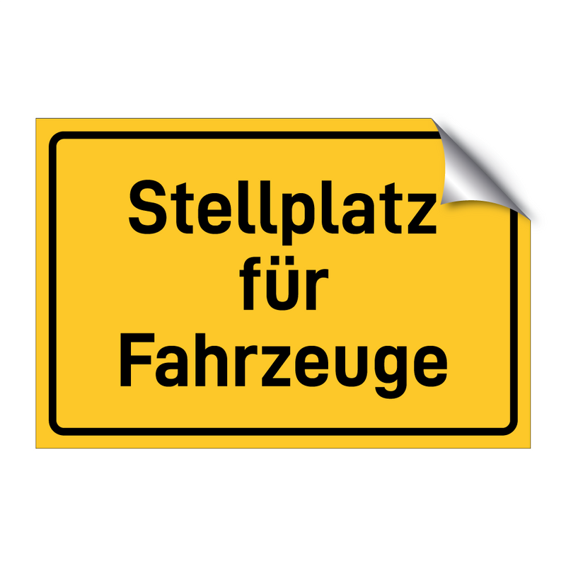 Stellplatz für Fahrzeuge